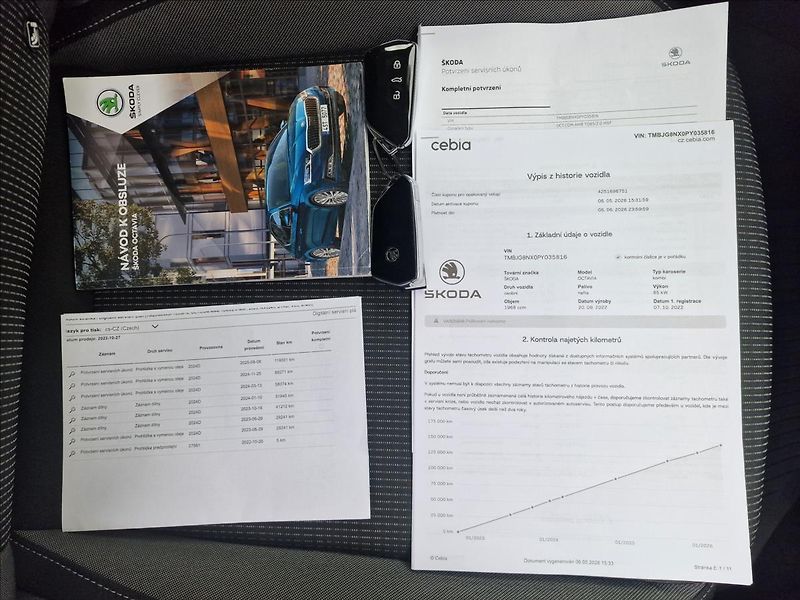 Škoda Octavia 2.0 TDI, původ ČR, 1.Majitel - fotka 48 z 50