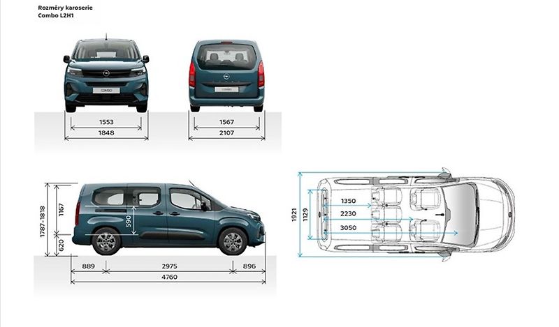 Opel Combo (2026) L2 El.Plus 1.5CDTi 130k AT8-7s - fotka 25 z 26
