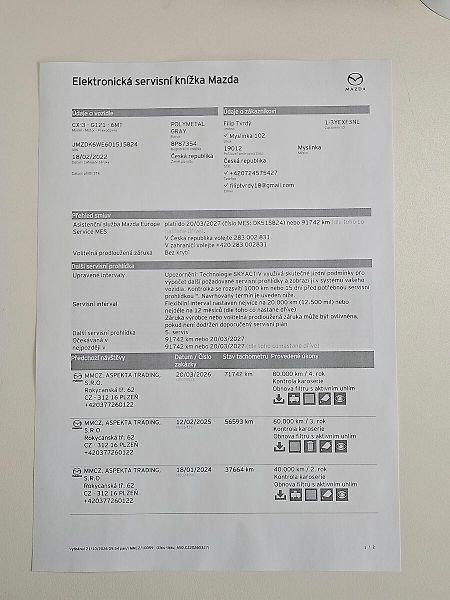 Mazda CX-3 2,0 SKYACTIV-G, Takumi. 1.maj. - fotka 34 z 34