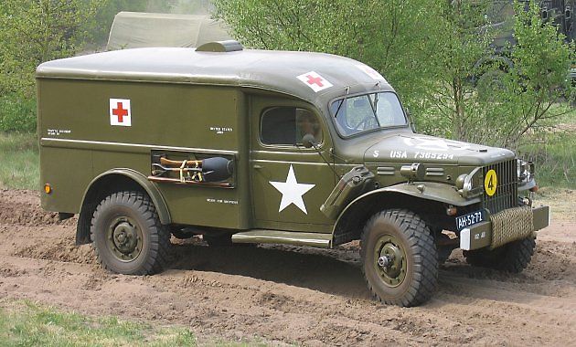 Sanitka Dodge WC 54., zdroj: Wikimedia Commons, JePe, CC BY-SA 3.0