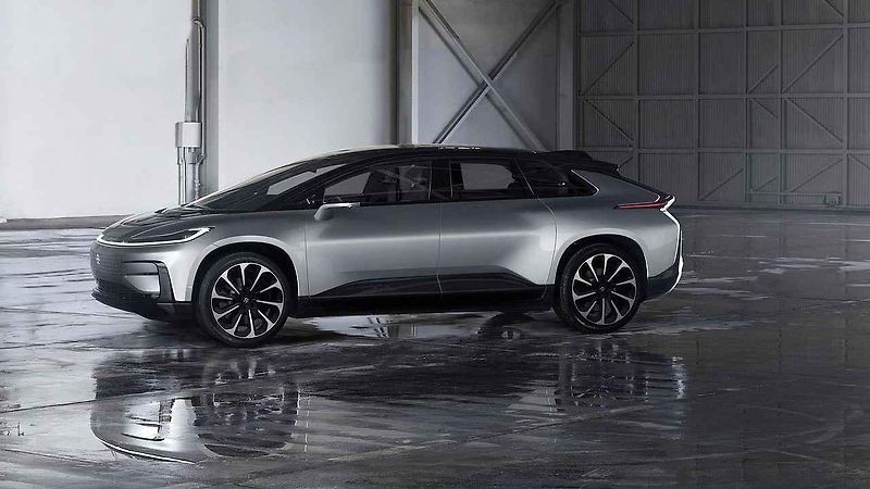Faraday Future FF91 na Pikes Peak.