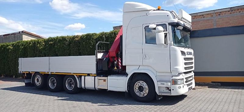 Scania (2017) R580 V8 8x4 valník + HR EURO 6 - fotka 10 z 18