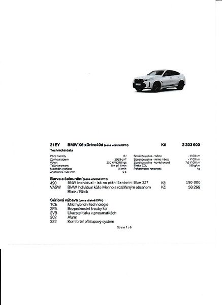 BMW X6 40d*M-sport*Karbon*Vzduch*B&W* - fotka 48 z 50