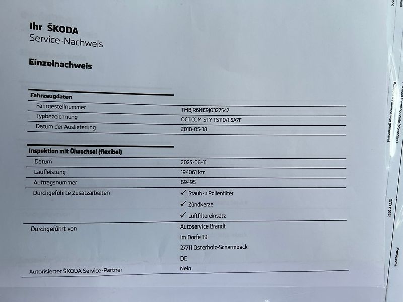 Škoda Octavia (2018) 1.5 TSI 110Kw! Style! Tažné! - fotka 21 z 37