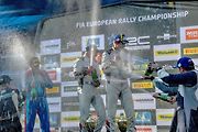 Vyhlášení nejlepších posádek 52. ročníku Barum Czech Rally Zlín, který ovládl Jan Kopecký.