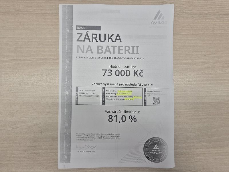 Volkswagen ID.4 150kw, PERFORMACE SOH 93,5% - fotka 23 z 46