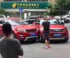 Nehoda Range Rover Evoque a Landwind X7.
