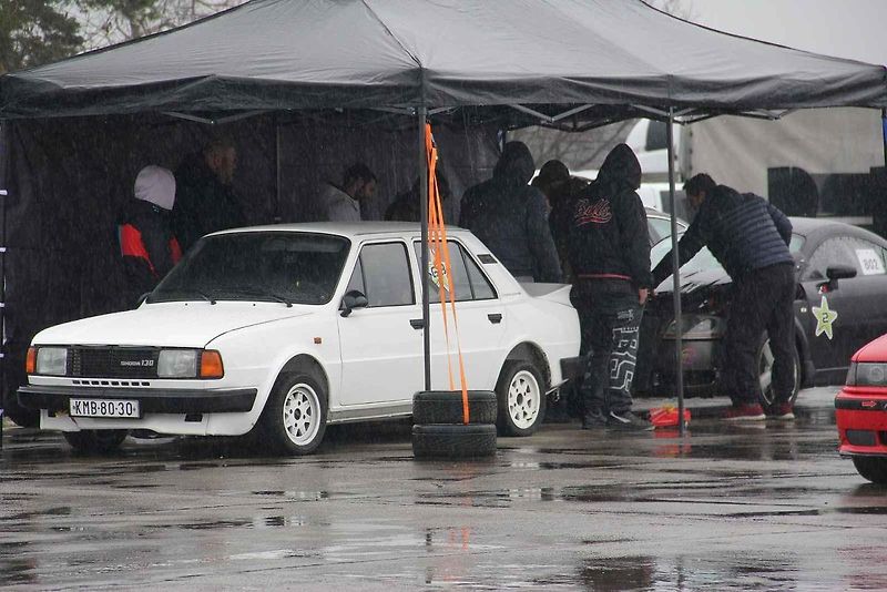Rallyslalom 2024 Přerov na bochořském letišti.