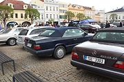 Sraz vozů značky Mercedes na Karlově náměstí v Kolíně.