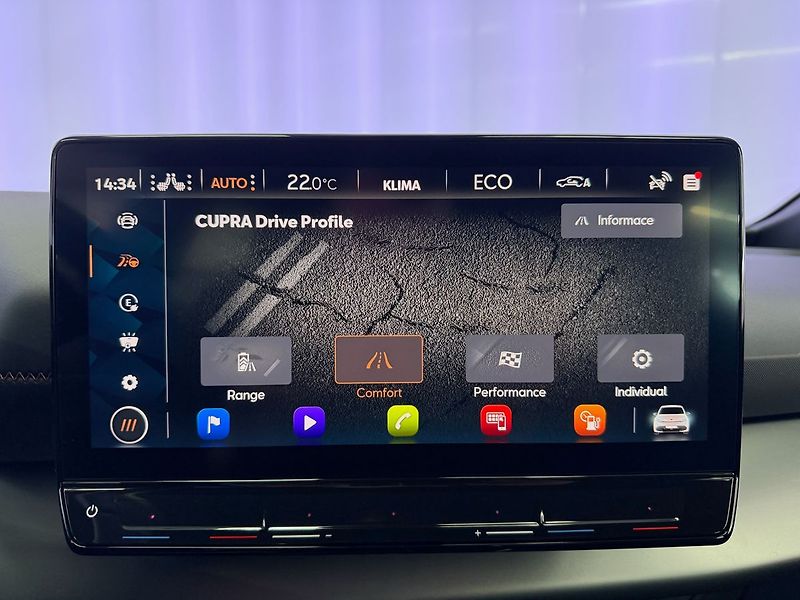 Cupra Born 150 KW / 58 KWH, ACC, LANE, FR - fotka 13 z 23