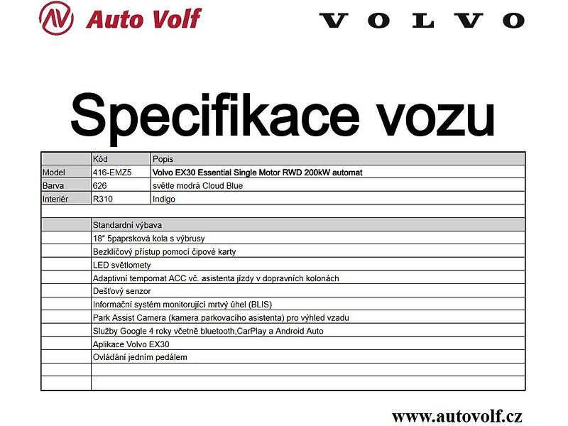 Volvo EX30 ESSENTIAL P3 - Single Motor RW - fotka 2 z 13