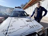 Petr Novotný z Blanska vyráží s vlastnoručně upravenou Škodou Spacáq do Maroka. Čeká ho písek, moře i hory.