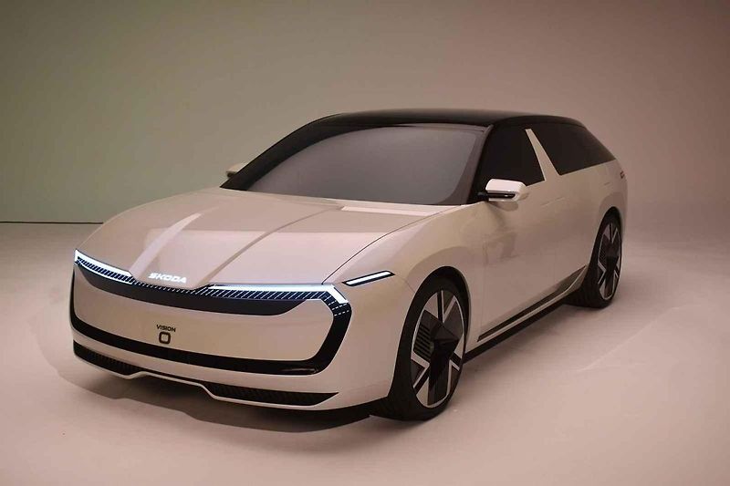 Koncept vozu Škoda Vision 0 představený 8. září 2025 v Mnichově.
