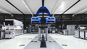 Výrobní prostory Bugatti Chiron ve francouzském Molsheimu.