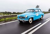 Škoda Octavia z roku 1960 při letošní jízdě.