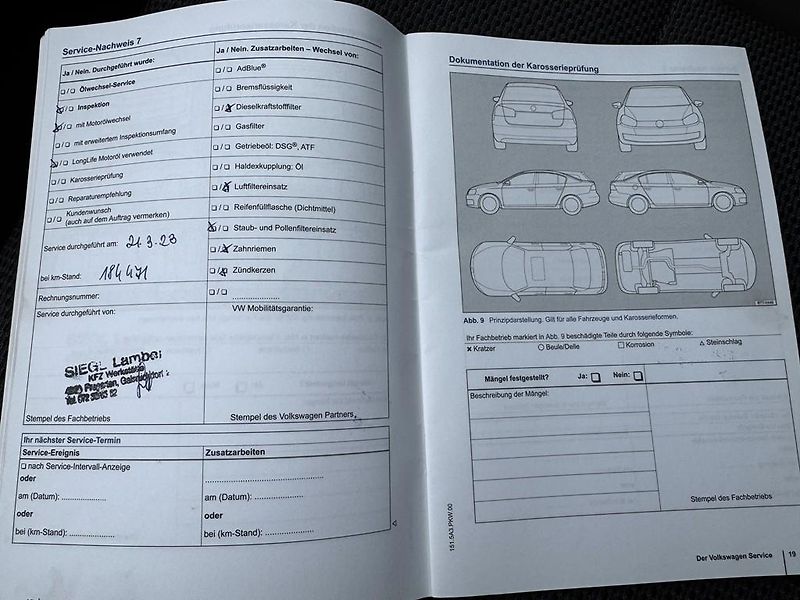Volkswagen Touran 1.6 TDI 77 kW servisní knížka - fotka 20 z 20