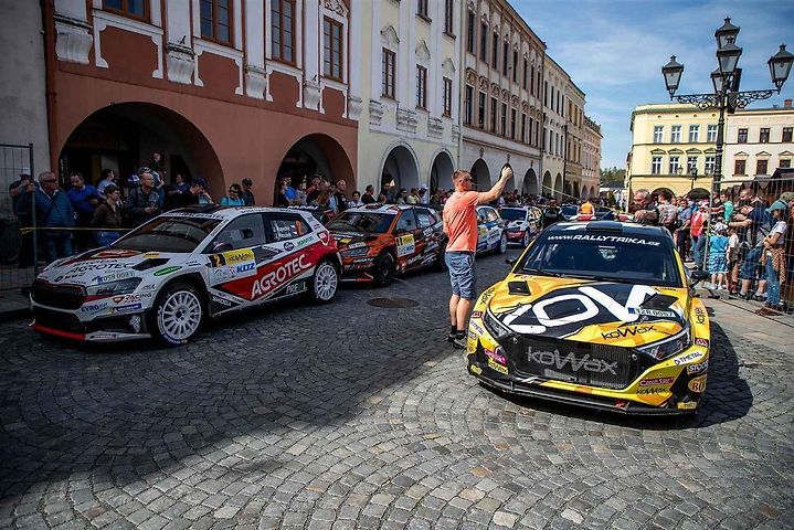 Rallysprintový závod KOWAX Valašská rally, 7. dubna 2024, Nový Jičín.