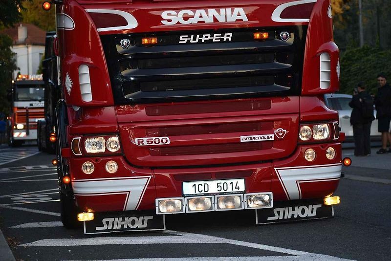 Truck show 2025 ve Zlíně, kamiony zaplnily ulici Hradská