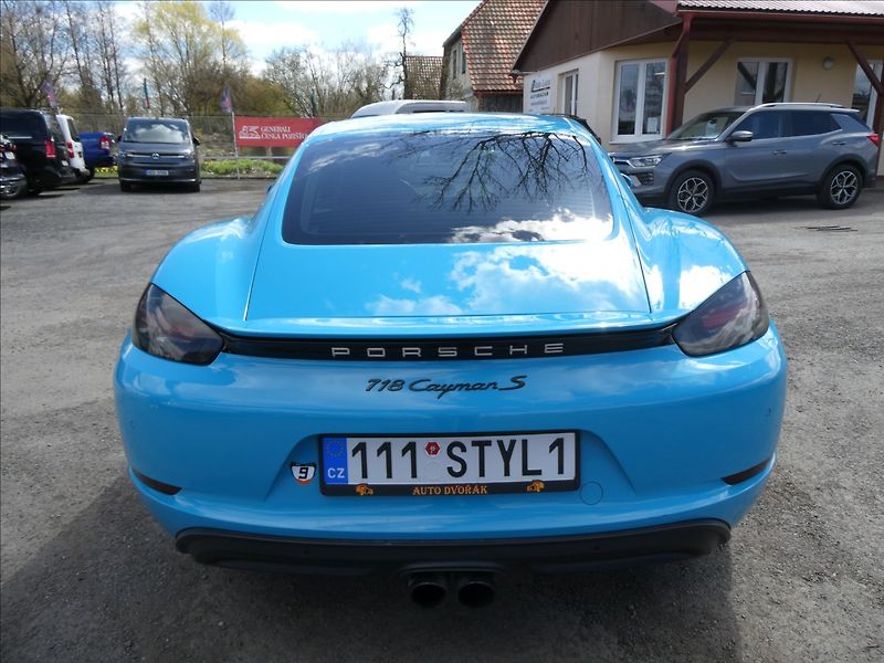 Porsche Cayman 2,5 S 257kW MIAMI BLUE, DPH - fotka 8 z 43