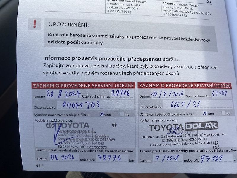 Toyota ProAce Verso 2.0D, ČR, Family L1, DPH - fotka 21 z 21