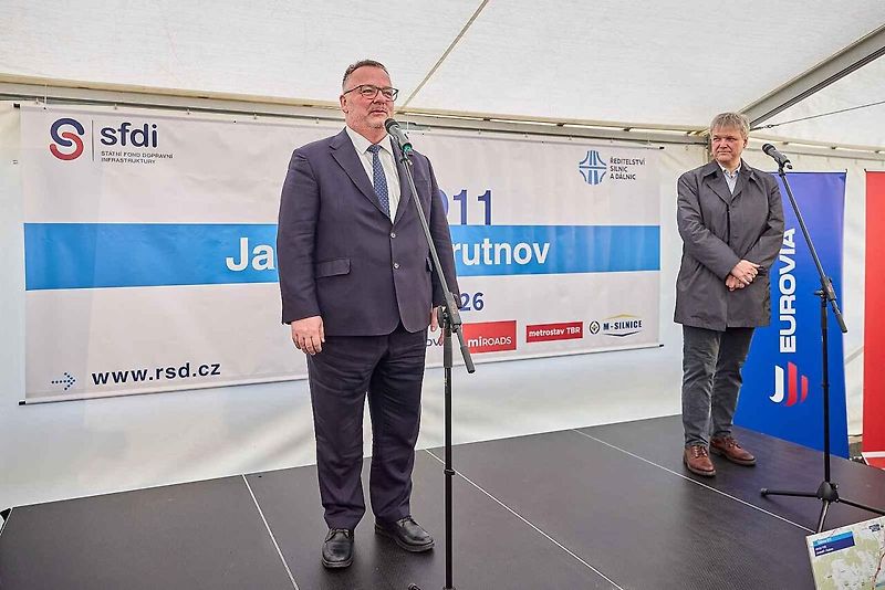 Zahájení stavby dálnice D11 Jaroměř - Trutnov.