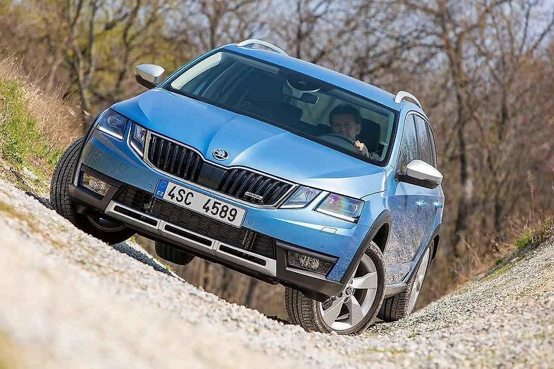 Škoda Octavia Combi RS a Škoda Octavia Scout.