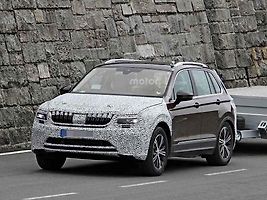 Volkswagen Tiguan se škodováckou přídí.