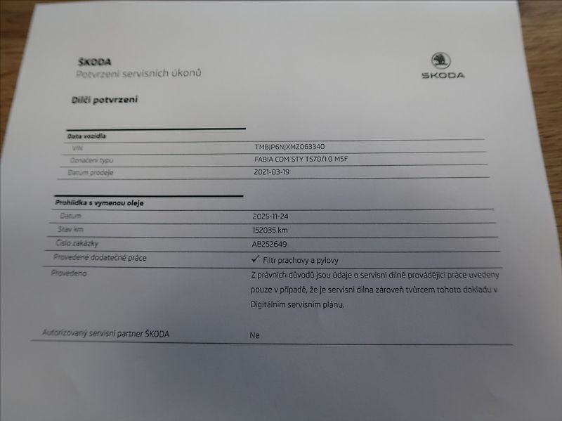 Škoda Fabia 1,0 TSi,70kW,Style,1majČR,DPH - fotka 27 z 27
