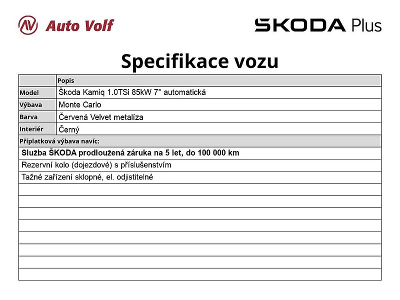 Škoda Kamiq (2025) Monte Carlo 1.0TSi 85kW 7°auto - fotka 6 z 30