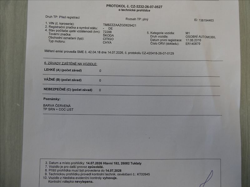 Škoda Citigo 1,0 MPi 5.dveří, KLIMATIZACE - fotka 42 z 42