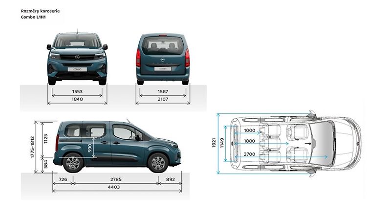 Opel Combo (2026) L1Edition Plus 110k benzin MT6 - fotka 16 z 24