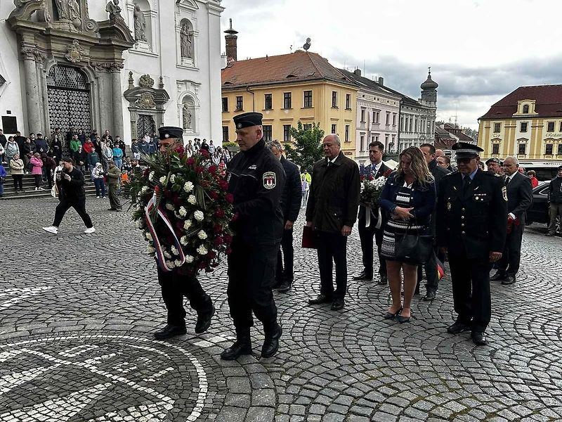 Oslavy osvobození v Klatovech.