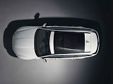 Jaguar XF Sportbrake z ptačí perspektivy.