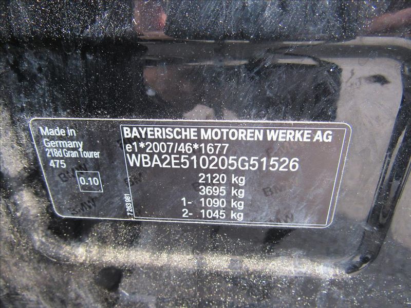 BMW Řada 2 2,0 d 218 Gran Tourer 110 KW - fotka 34 z 36