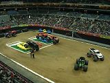 Monster trucky se představily za ohlušujícího řevu motorů.