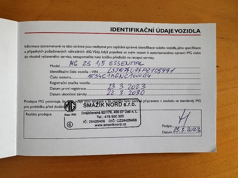 MG ZS (2023) 1,5 DVVT (106k) Essential - fotka 33 z 35