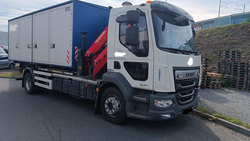 DAF LF LF290 Nosič kont.+RUKA Palfi. - fotka 2 z 27
