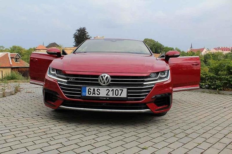 Volkswagen Arteon během testu
