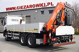 Mercedes-Benz (2018) Arocs 2633 flatbed truck/Crane - náhled 7