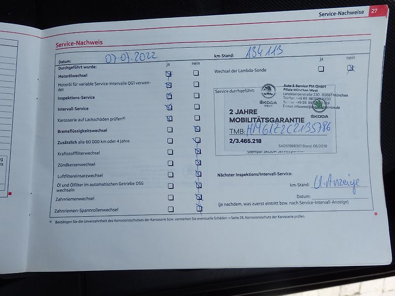 Škoda Octavia 1,2TSI FAMILY, SERVISNÍ KNÍŽKA - fotka 20 z 24