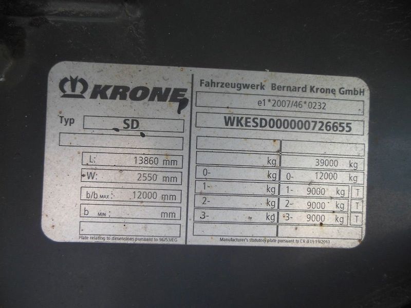 Krone SD Mega Liner - fotka 18 z 19