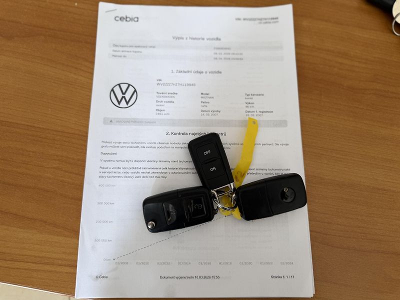 Volkswagen Multivan Webasto, Tažné, Manual - fotka 10 z 10