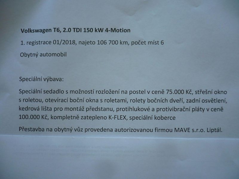Volkswagen T6 2.0TDI 150Kw 4x4 Klima - fotka 3 z 48