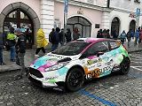 Start 58. ročníku Rallye Šumava na náměstí v Klatovech