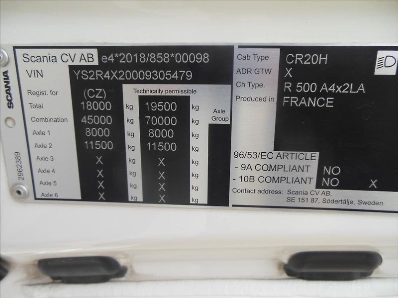 Scania R 500, SUPER, Retarder - fotka 19 z 22