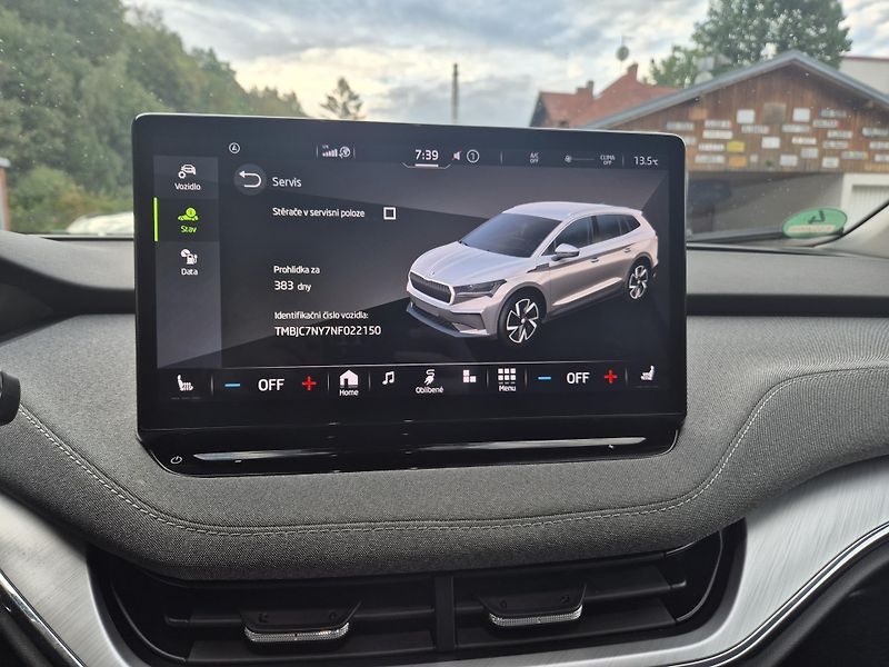 Škoda Enyaq 150kw, iV80 19ALU SOH 90% - fotka 24 z 44
