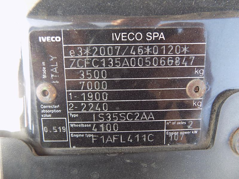 Iveco Daily 35-150 AUTOKLIMA, TAŽNÉ - fotka 33 z 37