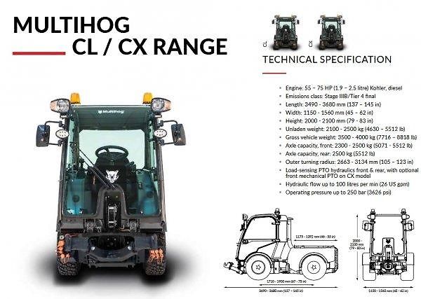 Ostatní (2023) Multihog 4x4 komunál 3.5t!DEMO - fotka 8 z 16