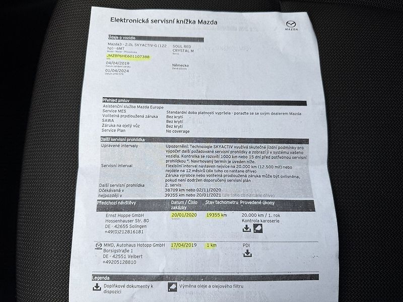 Mazda 3 (2019) 2.0i G-122 Ad.LED Bose Kamera - fotka 30 z 49