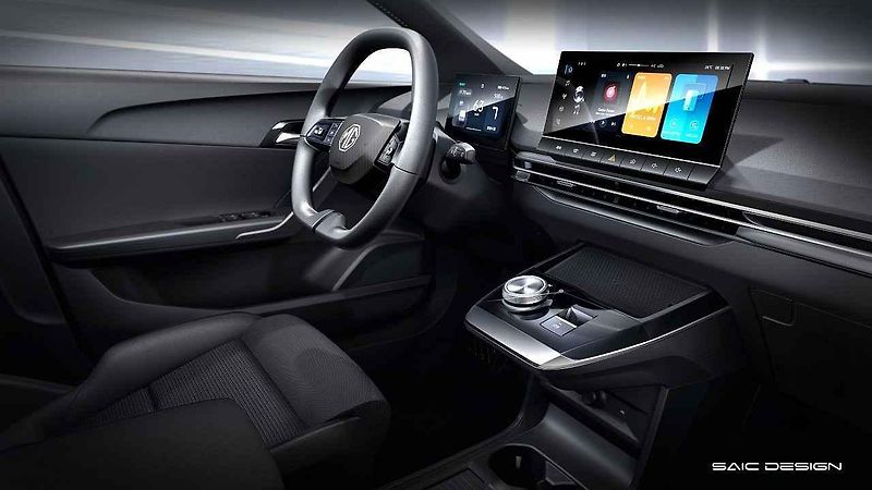 MG4 Electric je prostorný pětidvéřový hatchback s moderním designem, elektromotor tohoto vozu pohání zadní nápravu.